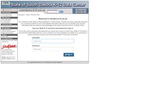 
                            7. Members Site - State of South Dakota K-12 Data Center