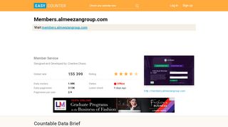 
                            6. Members.almeezangroup.com: Member Service