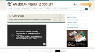 
                            4. Membership | American Fisheries Society