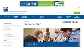 
                            3. Membership - American Planning Association