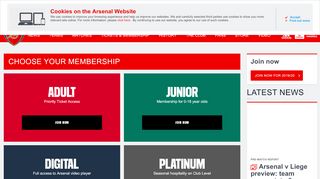 
                            6. Membership | Arsenal.com