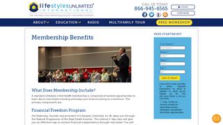 
                            2. Membership Benefits - Lifestyles Unlimited