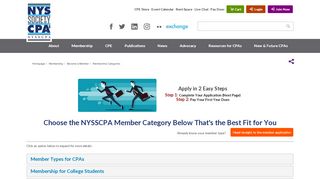 
                            7. Membership Categories - Join the NYSSCPA Today!