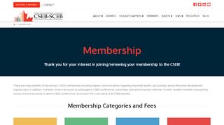 
                            5. Membership - CSEB-SCEB