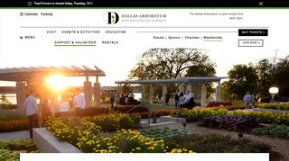 
                            4. Membership Levels & Benefits - Dallas Arboretum