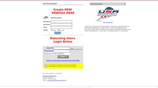 
                            4. Membership Login: USA Racquetball - R2sports