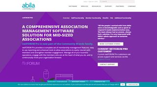 
                            3. Membership Management Software | Abila netFORUM Pro