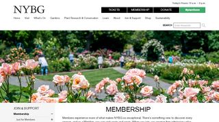 
                            3. Membership » New York Botanical Garden