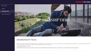 
                            1. MEMBERSHIP TIERS - Raymond Rewards