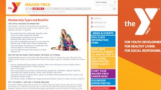 
                            4. Membership Types and Benefits - Malden YMCA