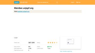 
                            9. Member.unjspf.org: Login - Easy Counter