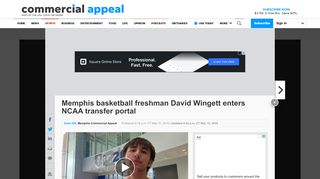 
                            6. Memphis basketball: Freshman David Wingett enters transfer portal