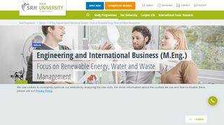 
                            8. M.Eng. Engineering and International Business | SRH ...