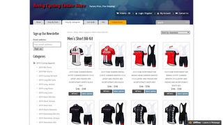 
                            7. Men's Short Bib Kit | Rocky Cycling Online Store