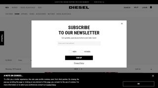 
                            7. Mens Tapered Jeans | Diesel Online Store