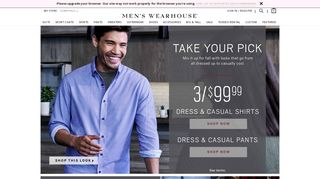 
                            6. Men's Wearhouse - Shop Men's Clothing