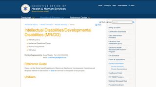 
                            5. Mental Retardation/Developmental Disabilities (MR/DD) - Provider ...