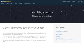 
                            9. Merch by Amazon | Amazon Developer Portal