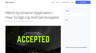 
                            6. Merch by Amazon Application - How To Sign Up …