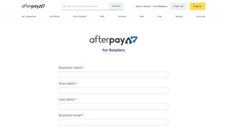 
                            2. Merchant Enquiry - Afterpay - Shop Now. Enjoy Now. Pay Later.