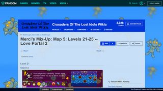 
                            5. Merci's Mix-Up: Map 5: Levels 21-25 -- Love Portal 2 | Crusaders Of ...