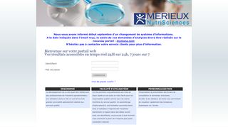 
                            4. Mérieux NS - Identification