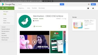 
                            6. Meritnation - CBSE ICSE & More - Apps on Google …