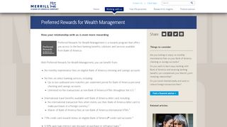 
                            8. Merrill Lynch Banking Rewards Program for Wealth ...