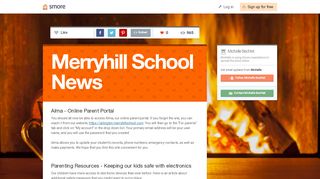 
                            4. Merryhill School News | Smore Newsletters for Education