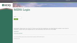 
                            6. MERS: Login - Alerus