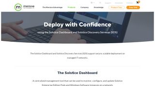 
                            8. Mersive Solstice Dashboard and Solstice Discovery Services (SDS)