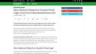 
                            8. Meru National Polytechnic Student Portal Login www ...