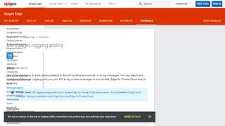 
                            9. MessageLogging policy | Apigee Docs