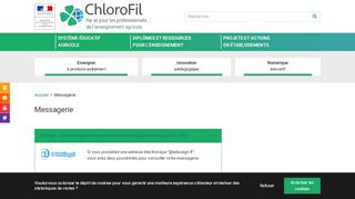 
                            4. Messagerie - ChloroFil.fr