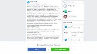 
                            7. Messenger - Now you can get your SMS …