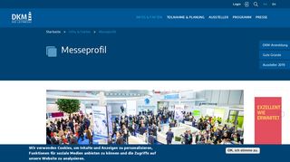 
                            4. Messeprofil | Fachmesse DKM - Die Leitmesse