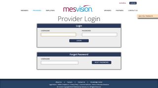 
                            2. MESVision Provider Login