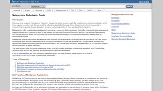 
                            4. Metagenome Submission Guide - NCBI - NIH