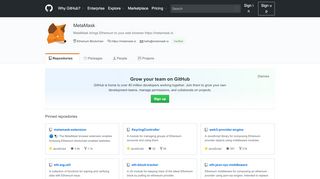 
                            10. MetaMask · GitHub