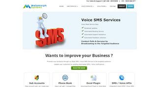 
                            1. Metamorph Systems - Bulk SMS, Voice SMS, Web …