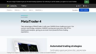 
                            5. MetaTrader 4 Platform Download | Trade MT4 | OANDA