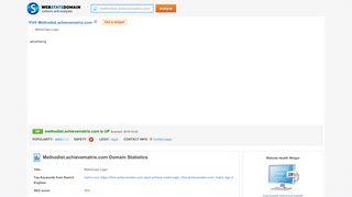 
                            7. Methodist achievematrix: MatrixCare Login - Webstatsdomain