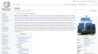 
                            7. Metra - Wikipedia