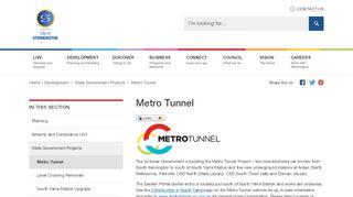 
                            8. Metro Tunnel - City of Stonnington