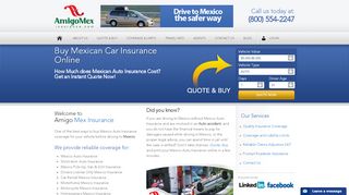 
                            6. Mexican Auto Insurance | Amigo Mexican Insurance