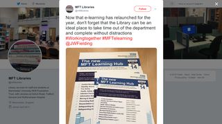
                            7. MFT Libraries on Twitter: 