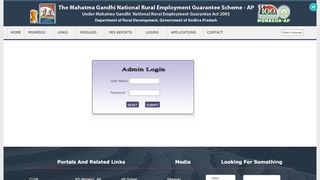 
                            7. MGNREGS -Admin Login - nrega.ap.gov.in