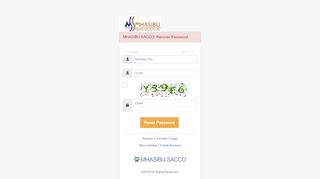 
                            3. Mhasibu SACCO Members Portal