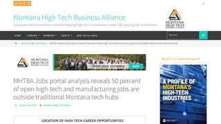 
                            9. MHTBA Jobs portal analysis reveals 50 percent of open high-tech and ...