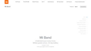 
                            4. Mi Band - Mi.com